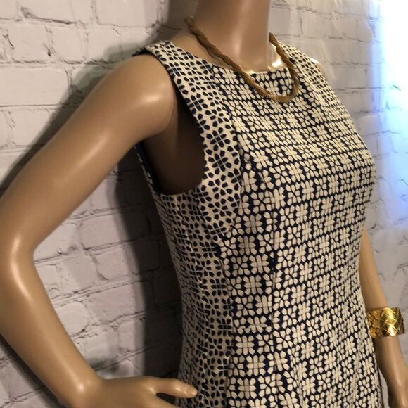 Banana Republic Petite Geometric Print Dress Size 4P Petite - Picture 5 of 10